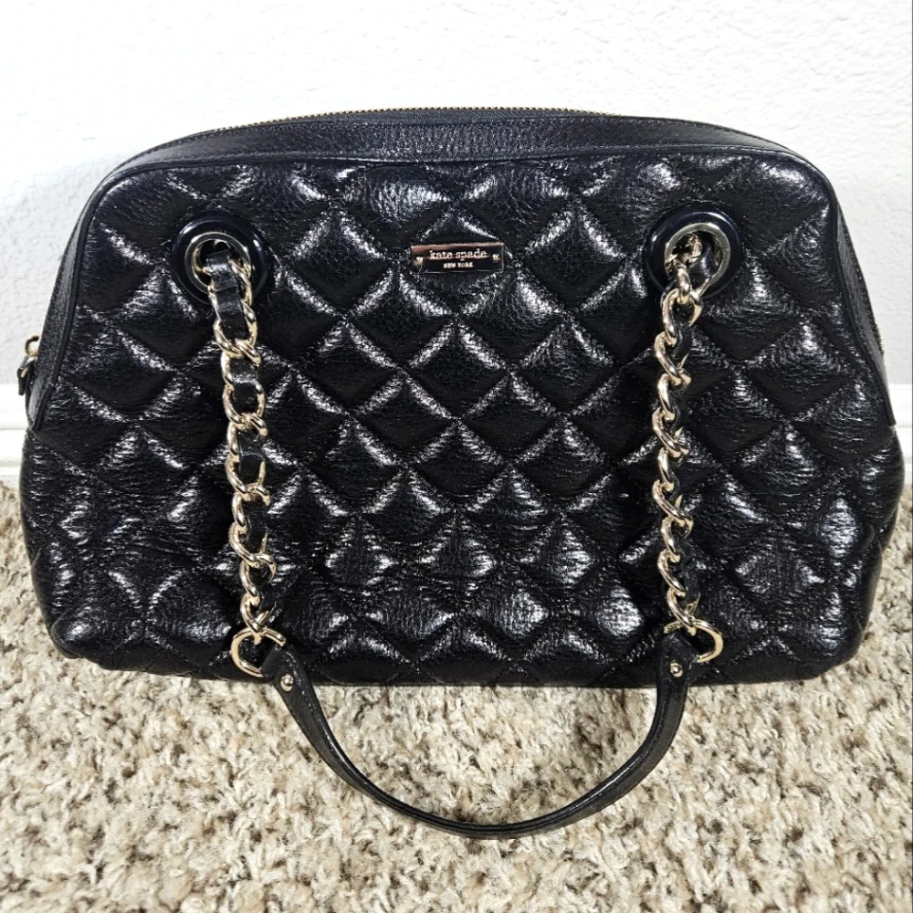 Kate Spade Georgina Gold Coast Quilted Shoulder Bag